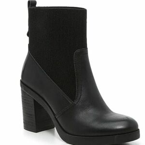 Crown Vintage Black Heeled Boots